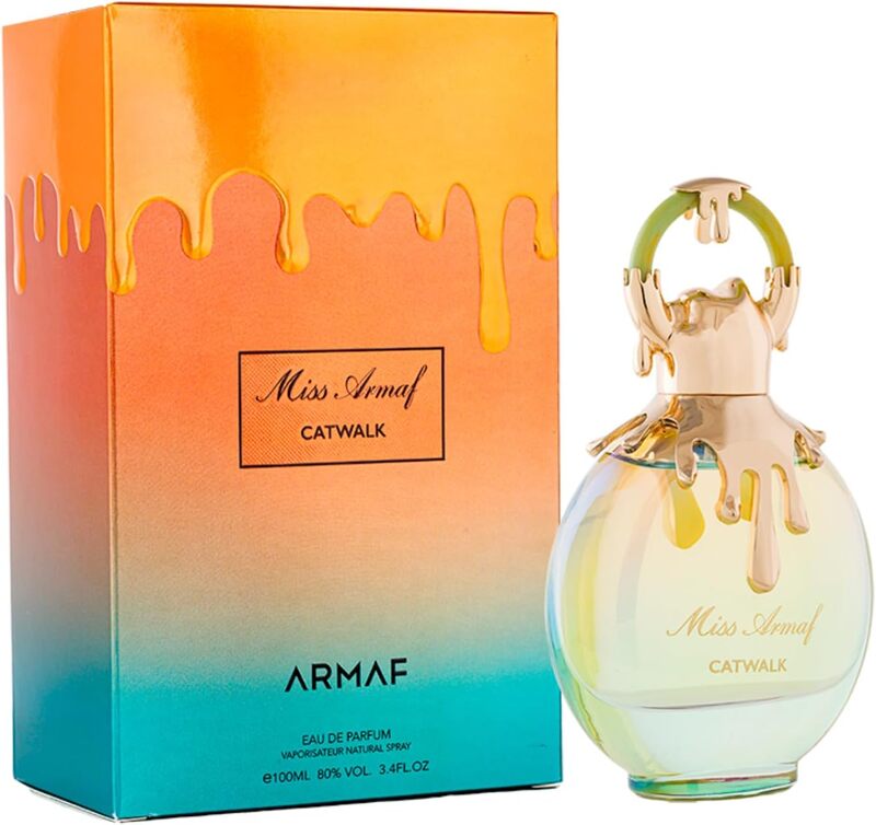 Armaf Perfume for Women Miss Armaf Catwalk Eau De Parfum 100ml For Her, Long Lasting, Fragrance, Multi Colour